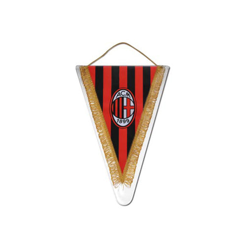 Gagliardetto Milan rosso e nero triangolare ufficiale