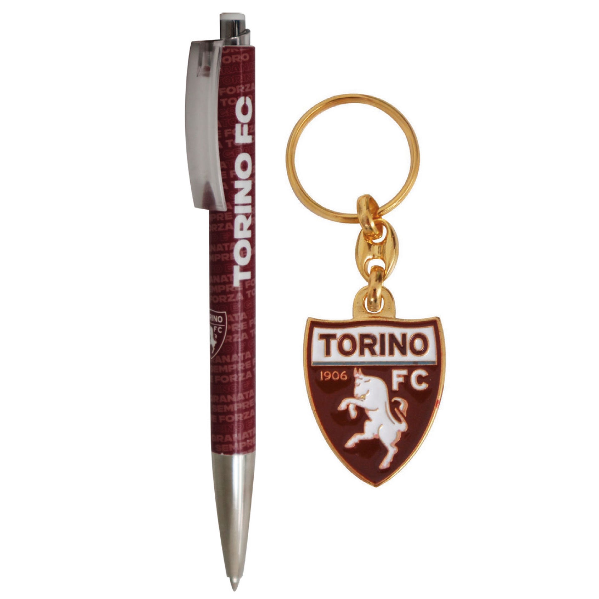 Set Torino penna e portachiavi in metallo ufficiale