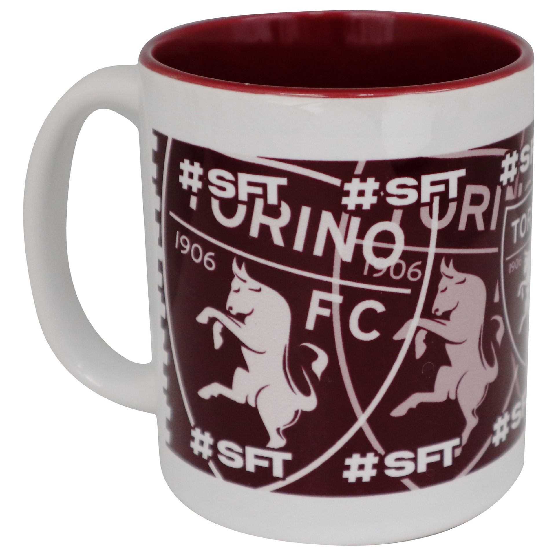 Tazza Torino logo su fondo granata in ceramica ufficiale