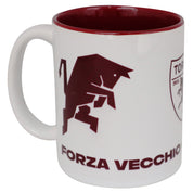Tazza Torino logo Toro granata in ceramica ufficiale