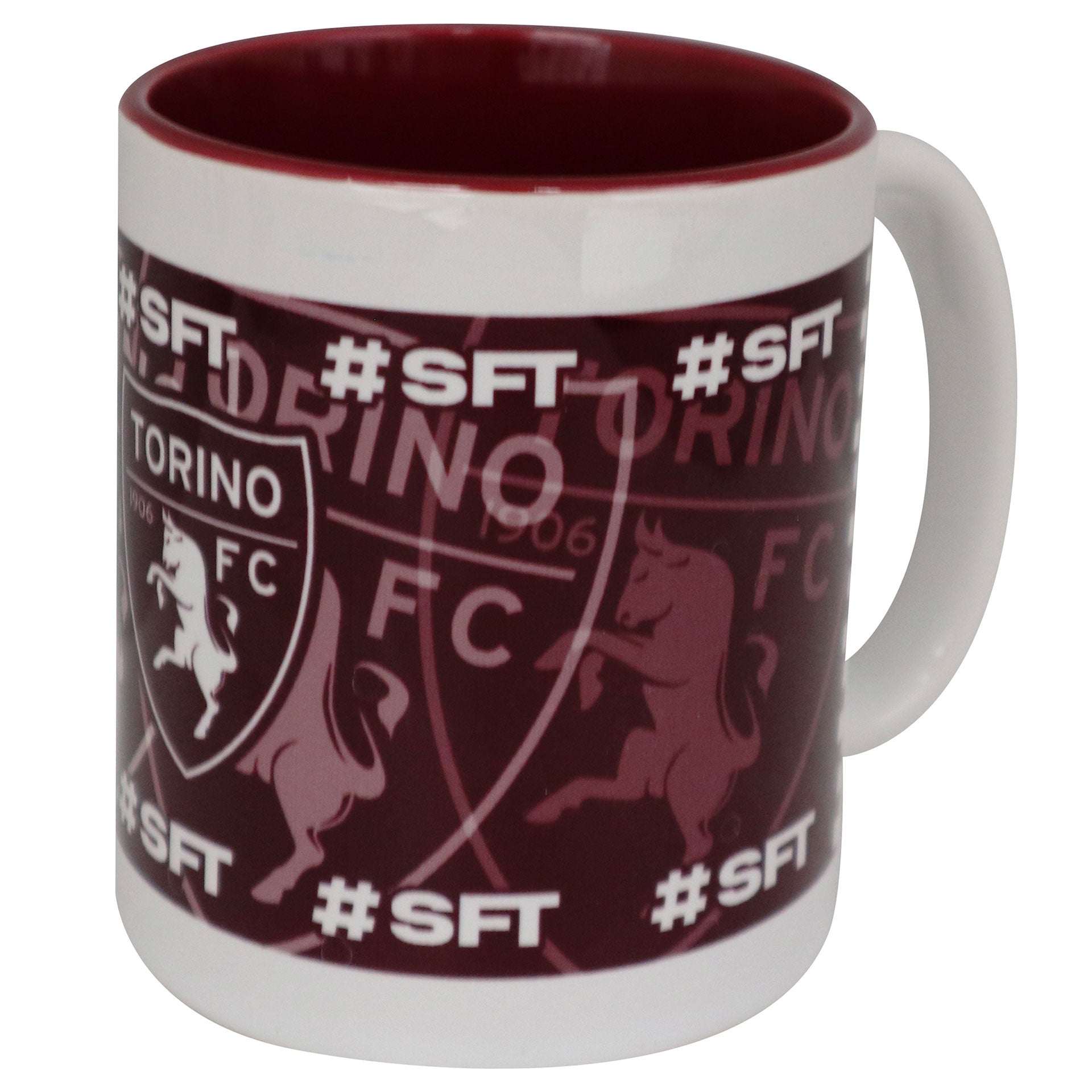 Tazza Torino logo su fondo granata in ceramica ufficiale