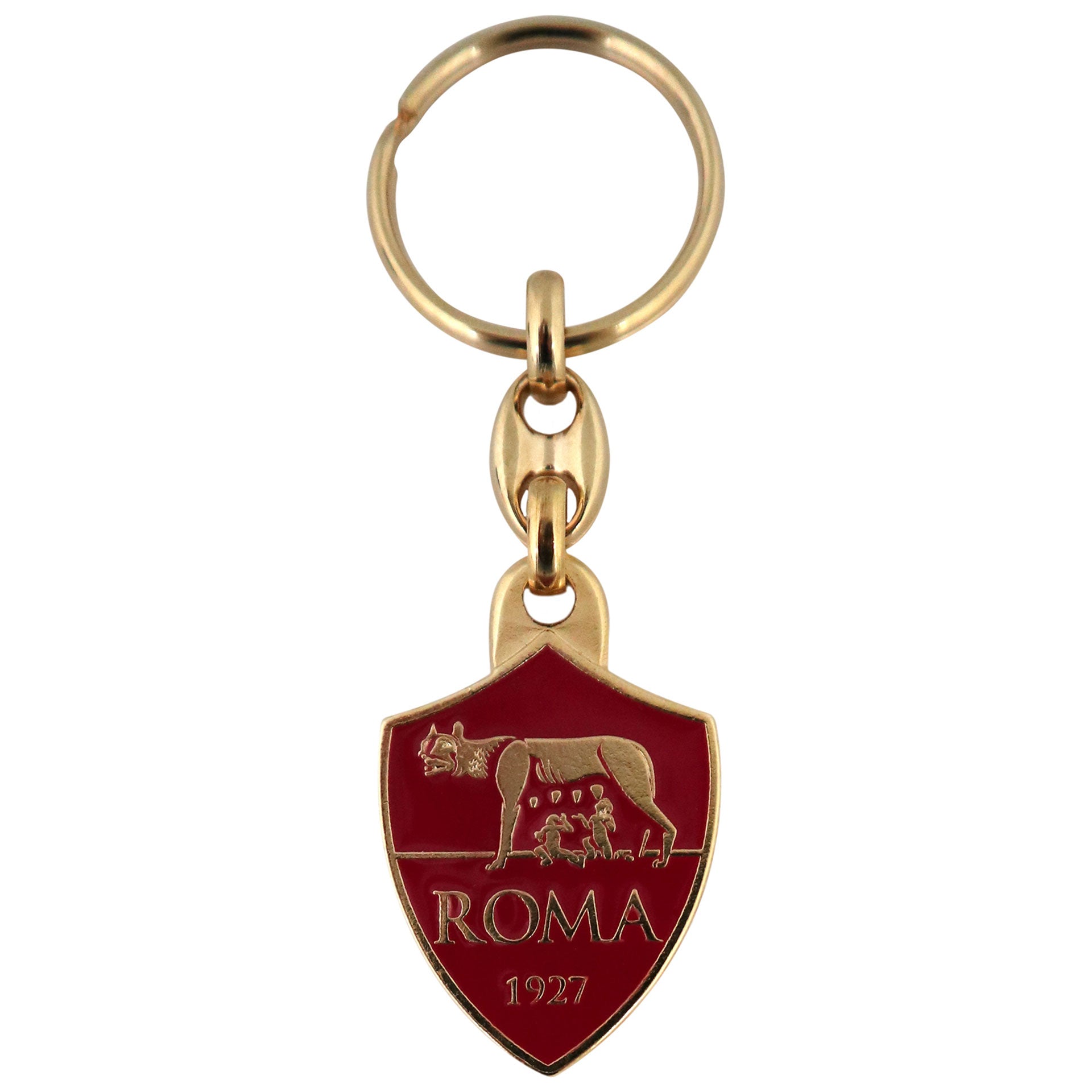 Portachiavi Roma rosso in metallo ufficiale