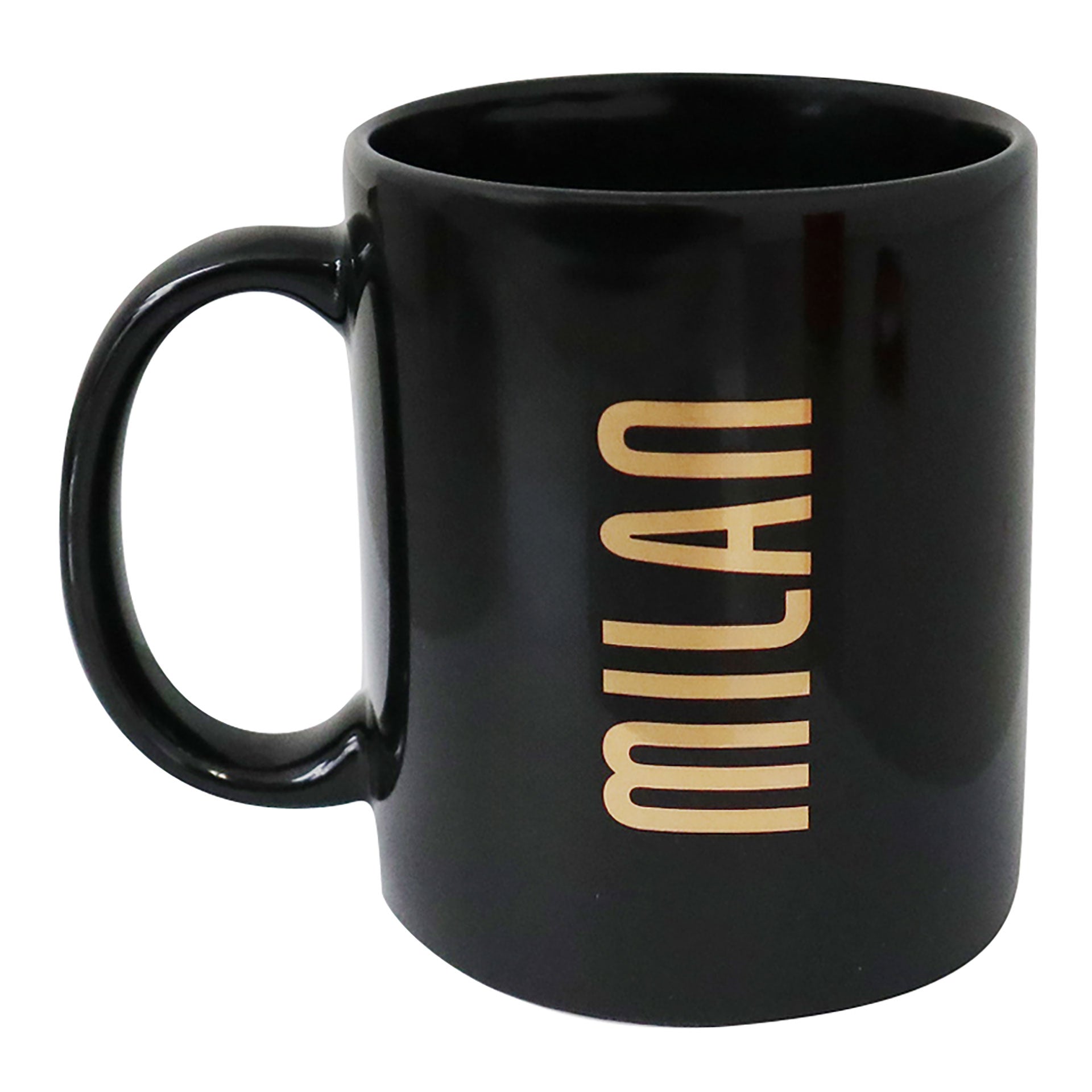 Tazza Milan nera in ceramica ufficiale