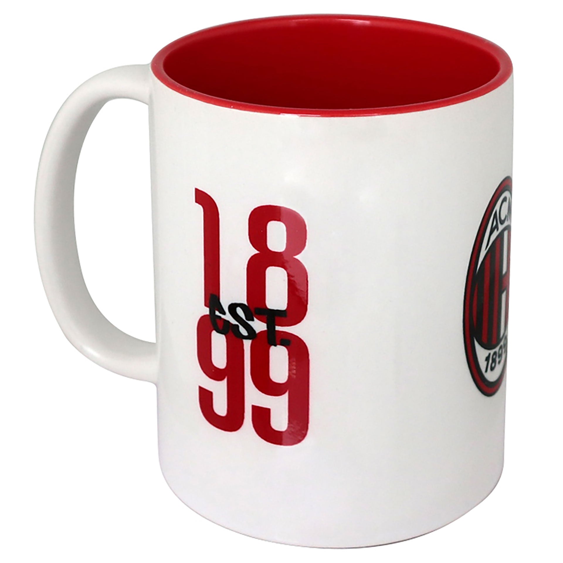 Tazza Milan bianca sempremilan e 1899 in ceramica ufficiale