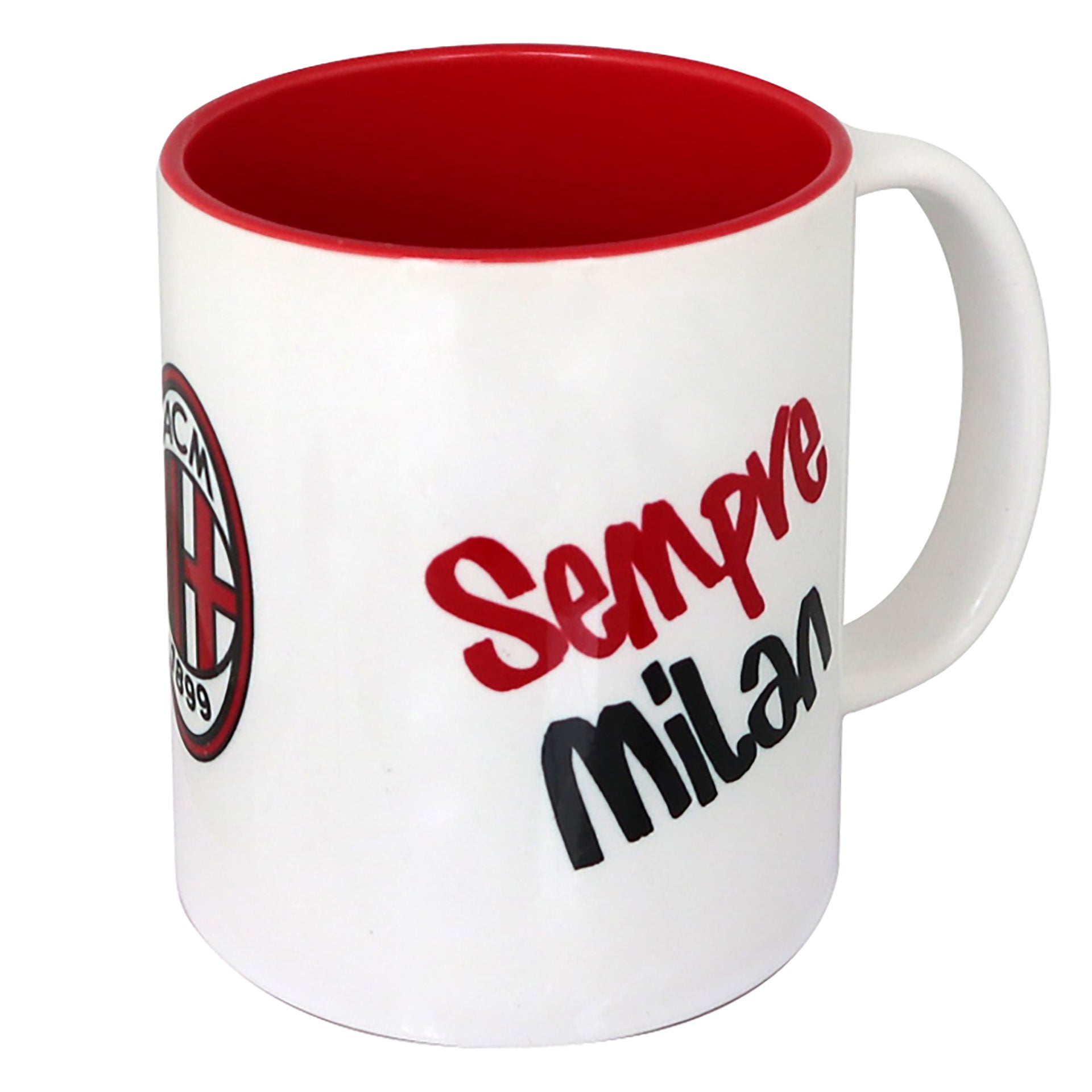 Tazza Milan bianca sempremilan e 1899 in ceramica ufficiale